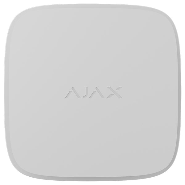 Ajax Fireprotect 2 AC Rate Of Rise WHITE - Wireless 240V Power Supply Mains-Powered Carbon Monoxide & Rate Of Rise Heat Detector With Sealed Backup Battery And Sounder