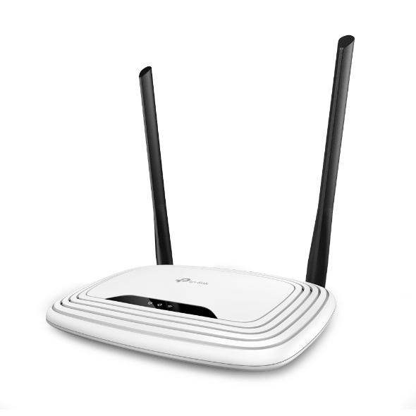 TP-Link Wireless N Router, Up To 300Mbps, 1 x 10/100Mbps WAN Port, 4 x 10/100Mbps LAN Port, 2x WiFi Antenna (9VDC Power Supply)