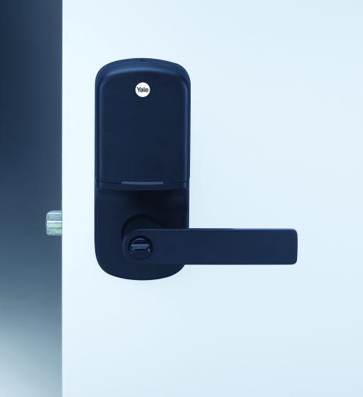 Yale Assure Ajax Ready Lever Lock, Matt **BLACK** With Touch Keypad, Yale Home Module (Requires AYR-BDG-CB2-ANZ)