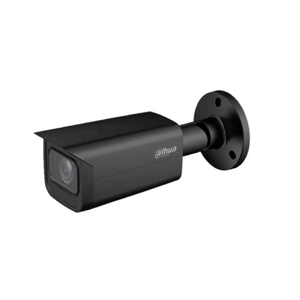 ***EOL*** Dahua 8MP IP WizSense AI Series IR Motorised Bullet Camera, SMD 4.0, Quick Pick, AI SSA, Perimeter, Starlight, 2.7-13.5mm, 120dB WDR, 60m IR, POE / 12VDC, IP67, IK10, MicroSD, Built-in Mic  **BLACK**(Junction Box: PFA130-E-B)