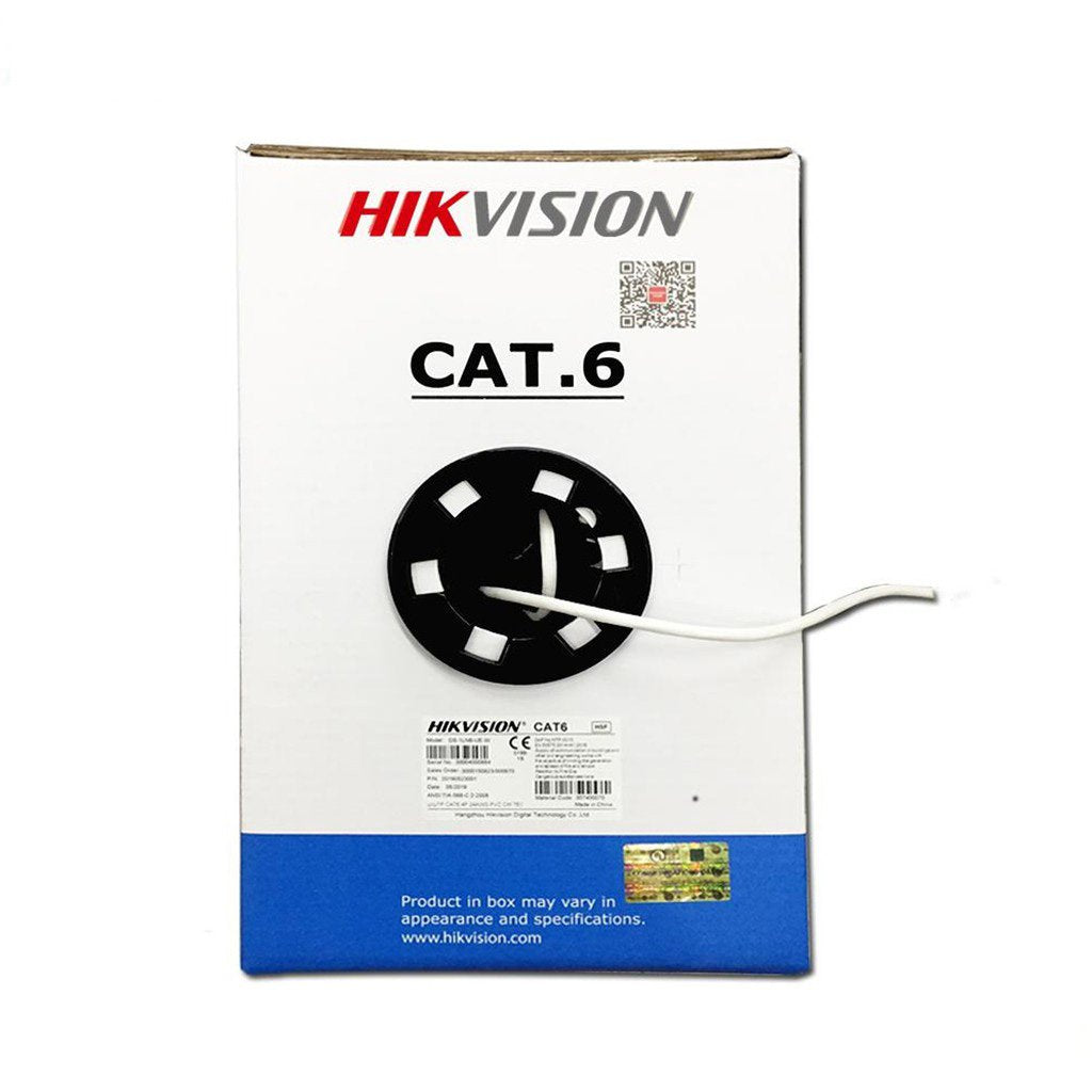 Hikvision* 305M CAT6 Blue UTP Solid Cable Box