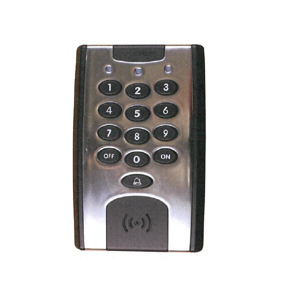 Bosch Solution 6000 External Keypad With Integrated Smart Card Reader (Fob: PR301, ISO Card: PR350) CHROME