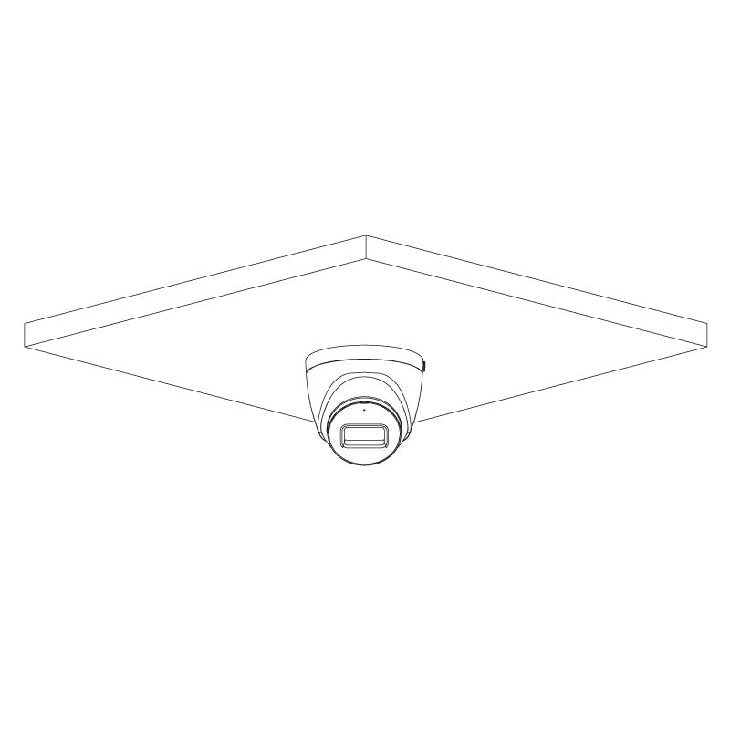 VIP Vision 6MP IP Professional AI Series IR Eyeball, Low Light, 2.8mm Lens, 120dB WDR, 50m IR, POE or 12VDC, IP67, MicroSD, Built-In Mic (Wall Mount: VSBKTB204W, Junction Box: VSBKTA130E)