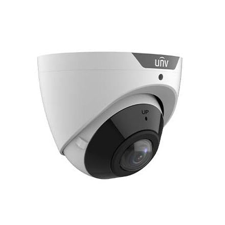 Uniview 5MP IP Prime Deep Learning AI Series 180 Degree Vandal Wide Angle IR Turret, Perimeter, LightHunter, 2.8mm, 120dB WDR, 20m IR, Built-in Mic, POE or 12VDC, IP67, IK10 (Wall Mount: TR-WM03-D-IN, Junction Box: TR-JB03-G-IN)