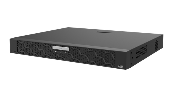 Uniview 16 Channel Prime IM Series  SeekFree NVR, 32MP Recording,, Ultra H.265/H.265/H.264, AI Analytics (Face Detection, Face Comparison, Vehicle Detection, SIP), HDMI & VGA Output, 2x HDD Bays, NO HDD INSTALLED