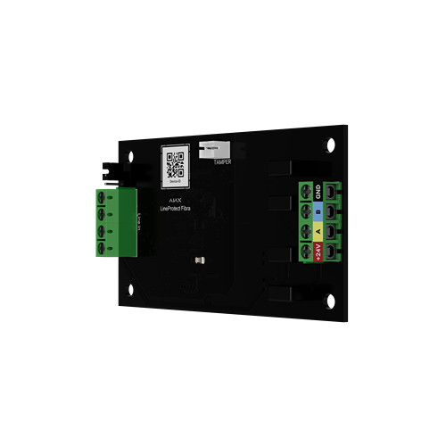 Ajax Fibra LineProtect - Short Circuits And Sabotage Protection Module Between Hub And Module **Does Not Provide Additional Power On The Line**