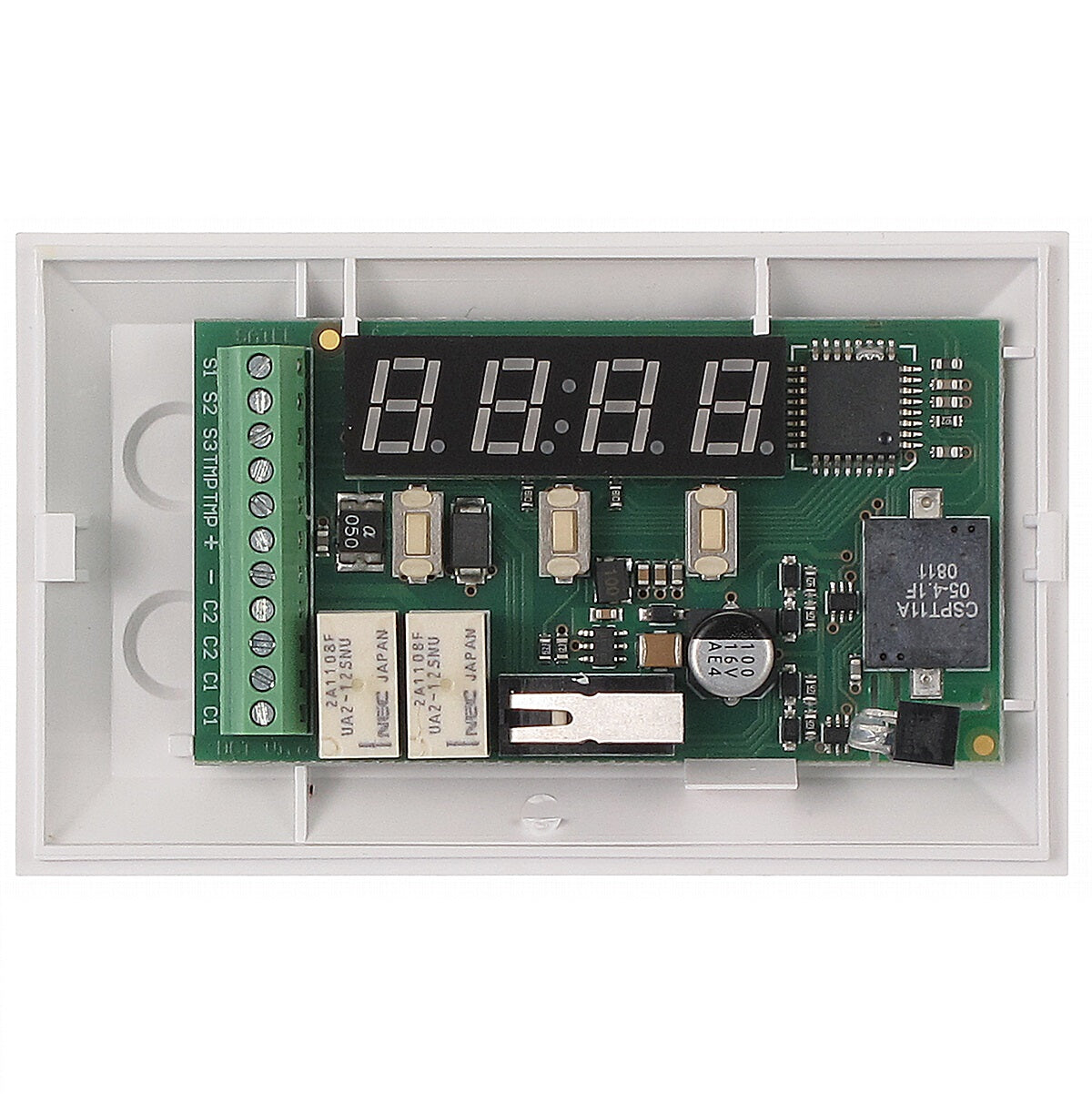 Satel Dual Temperature Alarm Supplied With Local & 3M Remote Sensor, Separate Alarm Outputs For Low And High Temperature, Rate Of Rise.