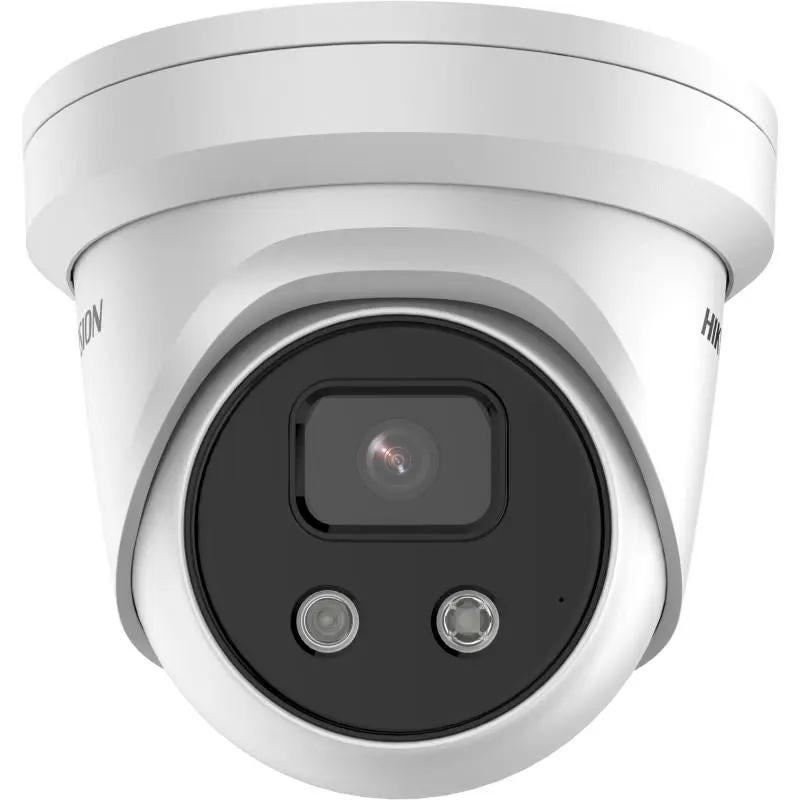 Hikvision 8MP IP Pro Series IR Turret Camera, DarkFighter, AcuSense, Face Capture, 2.8mm, 120dB WDR, 30m IR, POE / 12VDC, IP67, MicroSD (Junction Box: DS-1280ZJ-PT6)