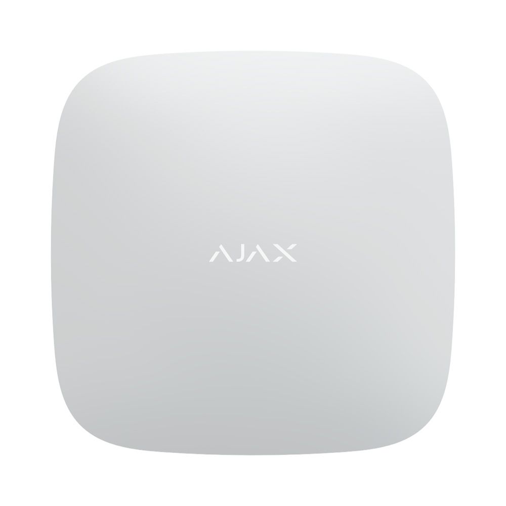 Ajax ReX 2 Range Extender WHITE - Up To 1.8km  Range, Connects To The Hub 2 / Hub 2 Plus, 240VAC Powered, Photo Verification, Ethernet Connection