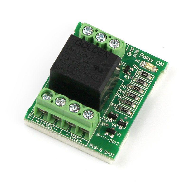 Tactical 12VDC SPDT Dual Input, Buffered Relay Board. [30VDC 6A Contacts]