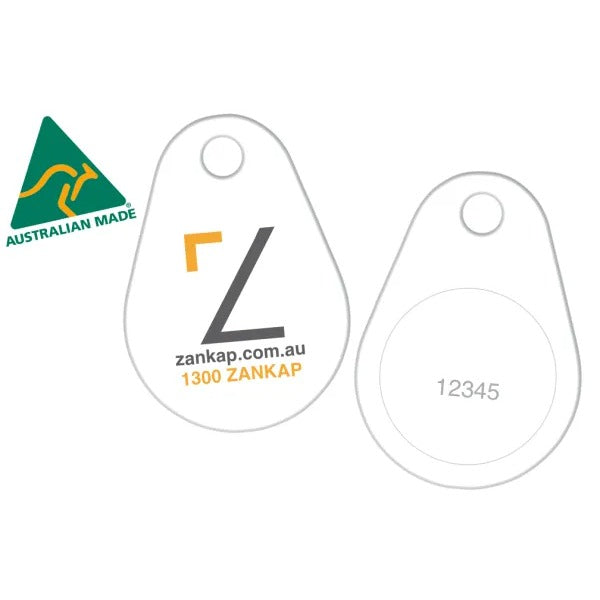 Zankap Custom Printed Tag Available In Black Or White **MOQ 25 - LEAD TIME 7 DAYS**