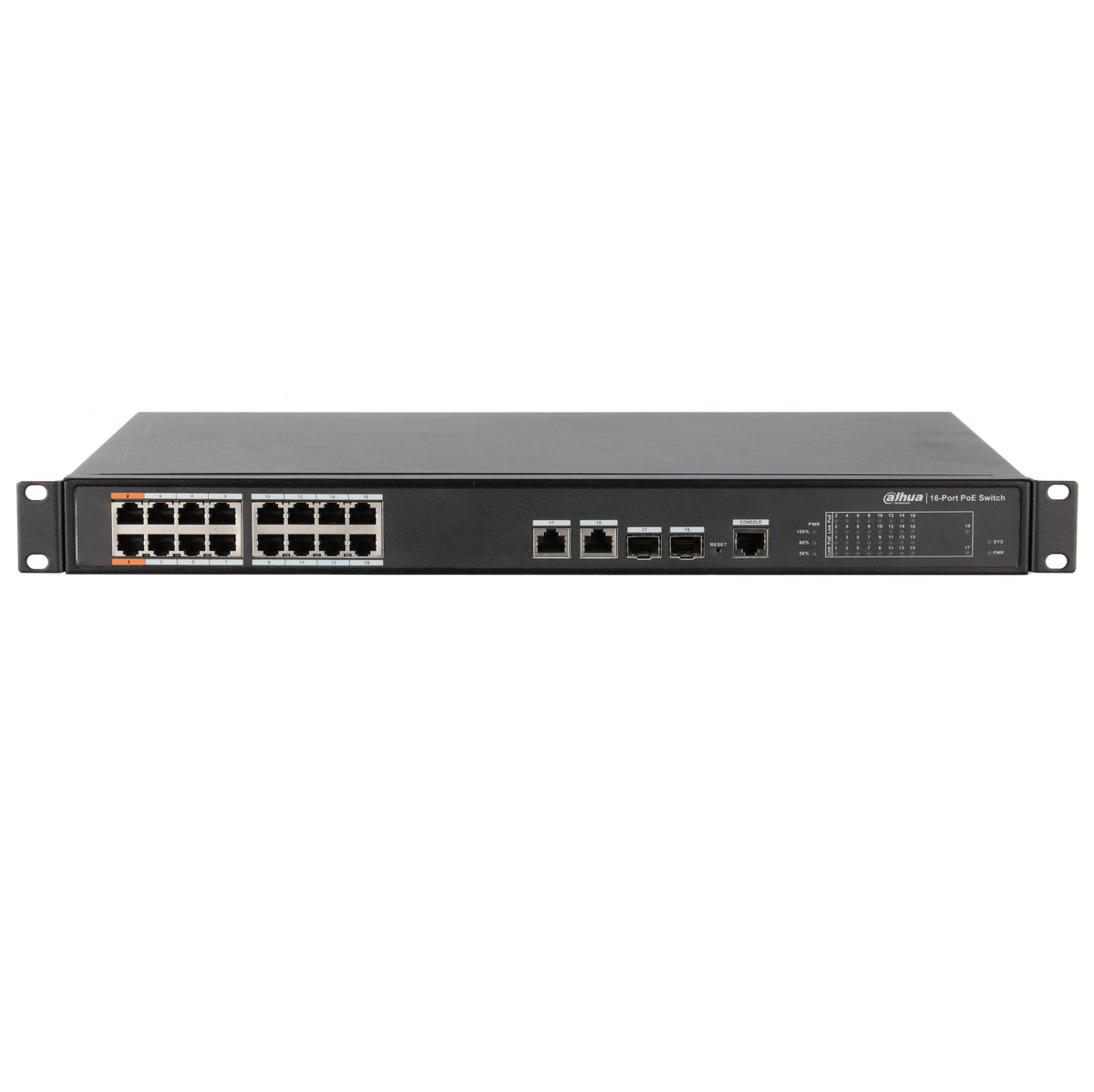 Dahua 16-Port Layer 2 Managed POE Switch 190W