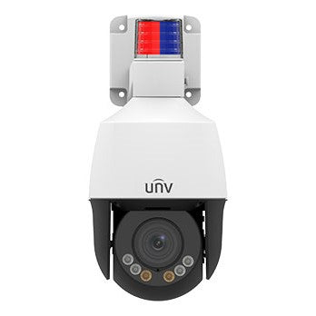 Uniview 5MP IP Deep Learning AI Series 4x IR Tri-Guard PTZ, Perimeter, Auto-Tracking, LightHunter, 2.8-12mm, 120dB WDR, 50m IR, 10m White Light, Triple Streams, MicroSD, POE or 12VDC, Built-in Mic / Speaker / Warning Lights, IP66 (Junction Box: TR-JB07-