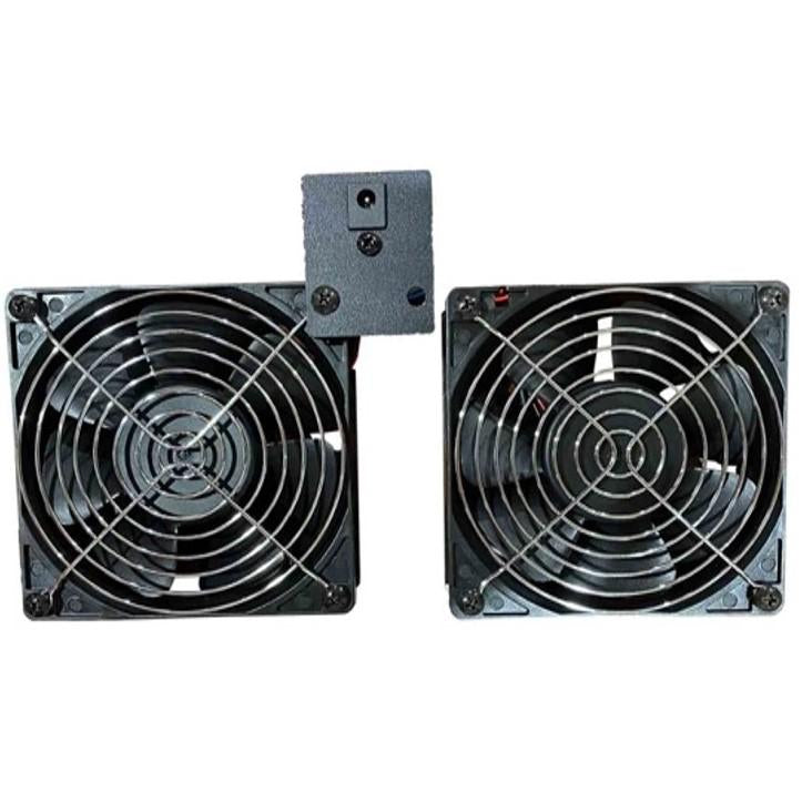 **CLEARANCE** Zankap Cabinet Dual Fan Kit With Power Pack 120x120mm