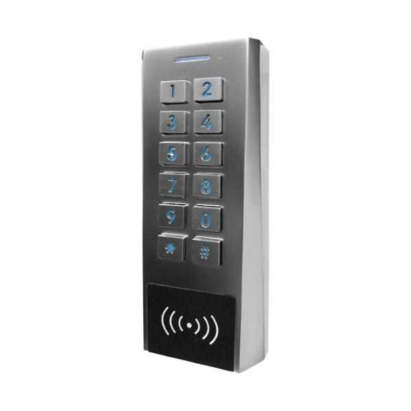 EliteControl 40-Bit Wiegand EM4100 Prox Mullion Reader With 2X6 Keypad Backlit, Metal, IP66