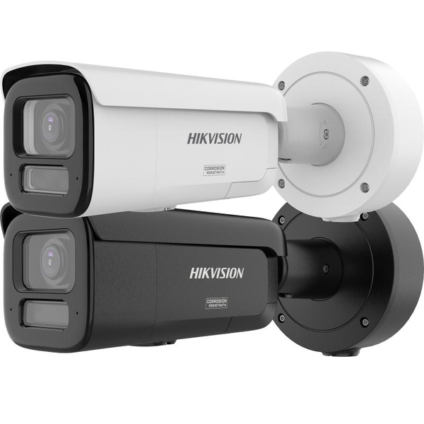 Hikvision 8MP Ultra Series, Varifocal Bullet, 2.7-13.5mm Motorised Lens, Smart Hybrid Light Dual Illumination, Strobe Alarm & Audio Alert, AcuSense Analytics, Built-in Mic, MicroSD, PoE, IP67