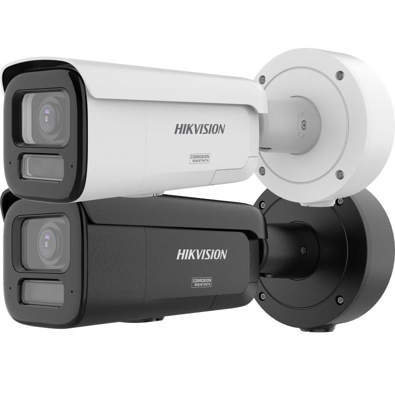 Hikvision 8MP Ultra Series, Varifocal Bullet, 2.7-13.5mm Motorised Lens, Smart Hybrid Light Dual Illumination, Strobe Alarm & Audio Alert, AcuSense Analytics, Built-in Mic, MicroSD, PoE, IP67