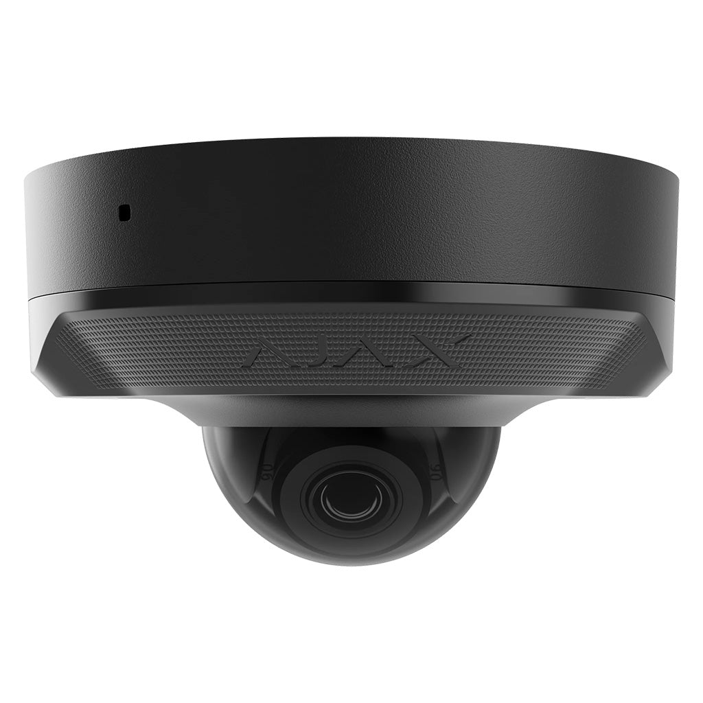 Ajax 8MP IP Baseline AI Series IR Dome Camera, AI-Powered Object Recognition, 2.8mm, 120dB WDR, 15m IR, POE / 12VDC, IP65, MicroSD, Built-in Mic ***BLACK***