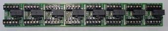 Tactical* 12V/24DC Jumper Selectable DPDT Dual Input, Buffered Relay Board. [30VDC 1A Contacts] - Strip Of 8 DIN Rail Mount