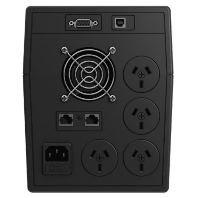 Upsonic GD Series 2200VA UPS, Line Interactive, Tower, W158 x H198 x D380mm, 9.5KG, 2 x 12V/9Ah Battery Capacity, 4 x AU Socket, USB Communications Port & Winpower Software