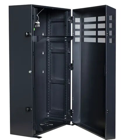 Certech Vertical Wall Mount Cabinet 2RU Horizontal, 6RU Vertical With 2RU Horizontal Mounting Rails