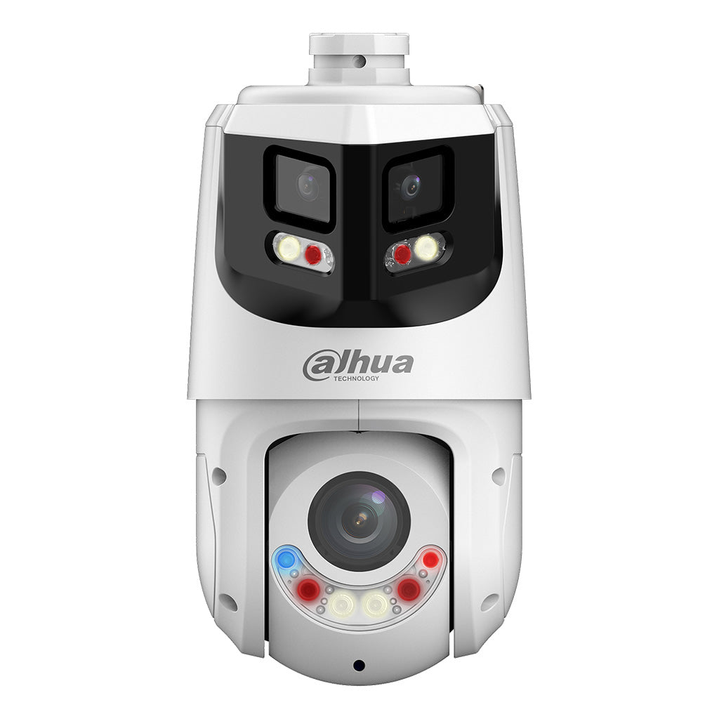Dahua 8MP + 4MP IP X-Spans AI Series Full Colour Active Deterrence TiOC IR  **DUAL-LENS** 25x PTZ Camera, Perimeter, Auto-Tracking, PTZ / Fixed Camera Alarm Linkage, 5 -125mm, 120dB WDR, 100m IR / 50m White Light - PTZ, 30m IR / White Light - Fixed Lens