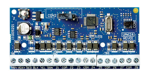 DSC PowerSeries NEO 8-Zone Hardwired Expander Module (up to 15 per system) and requires: DSCPC5001C