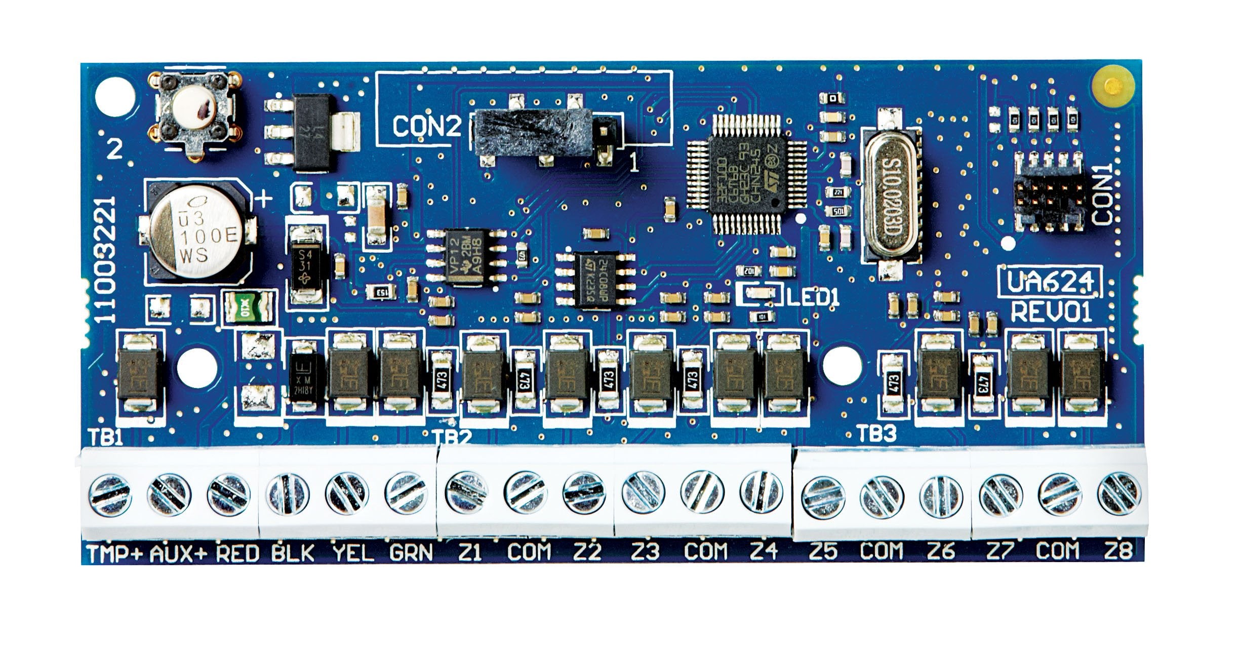 DSC PowerSeries NEO 8-Zone Hardwired Expander Module (up to 15 per system) and requires: DSCPC5001C