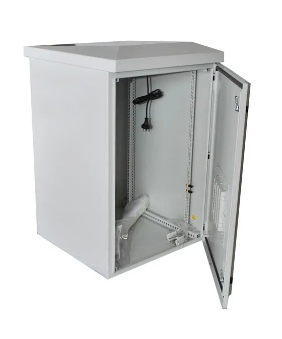 Certech 18RU 600mm Deep Outdoor Wall Mounted Rack With Dual Fan Kit, Serviceable Input / Output Filters, Dual Front Locks, IP45 Rated