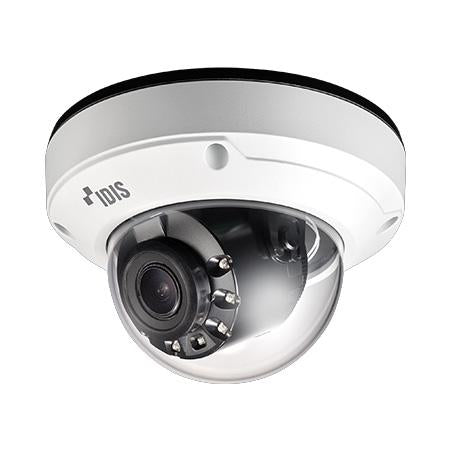 IDIS 2MP IP LightMaster AI Series External IR Motorised Vandal Dome Camera, Face Detection, Perimeter, Low Light, 2.8-12mm, 120dB WDR, 50m IR, POE / 12VDC, IP67, IK10, MicroSD, Built In Heater (Wall Mount: DA-MA2100 + DA-WM2050, Junction Box: DA-JB2200)