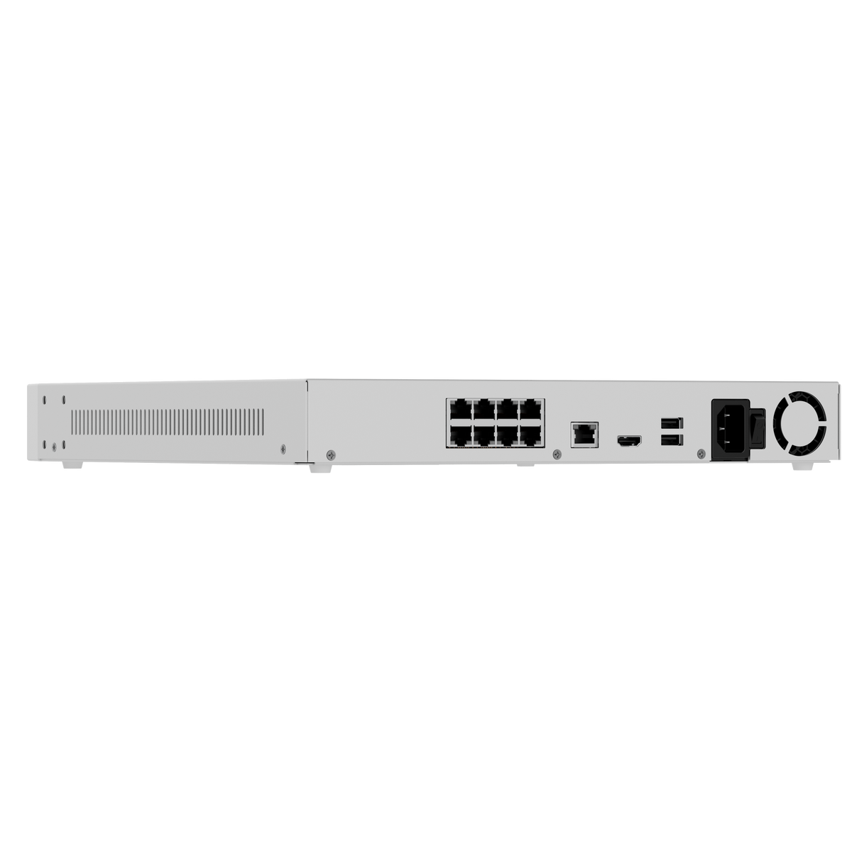 Ajax Baseline 8 Channel NVR with HDMI Output, 2x Hot Swappable HDD Bays, 8x POE (WHITE)