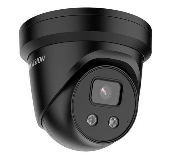 Hikvision 6MP IP Pro Series IR Turret Camera, DarkFighter, AcuSense, Perimeter, Face Capture, 2.8mm, 120dB WDR, 30m IR, POE / 12VDC, IP67, MicroSD, Built in Mic (Junction Box: DS-1280ZJ-PT6, Wall Mount DS-1273ZJ-140)