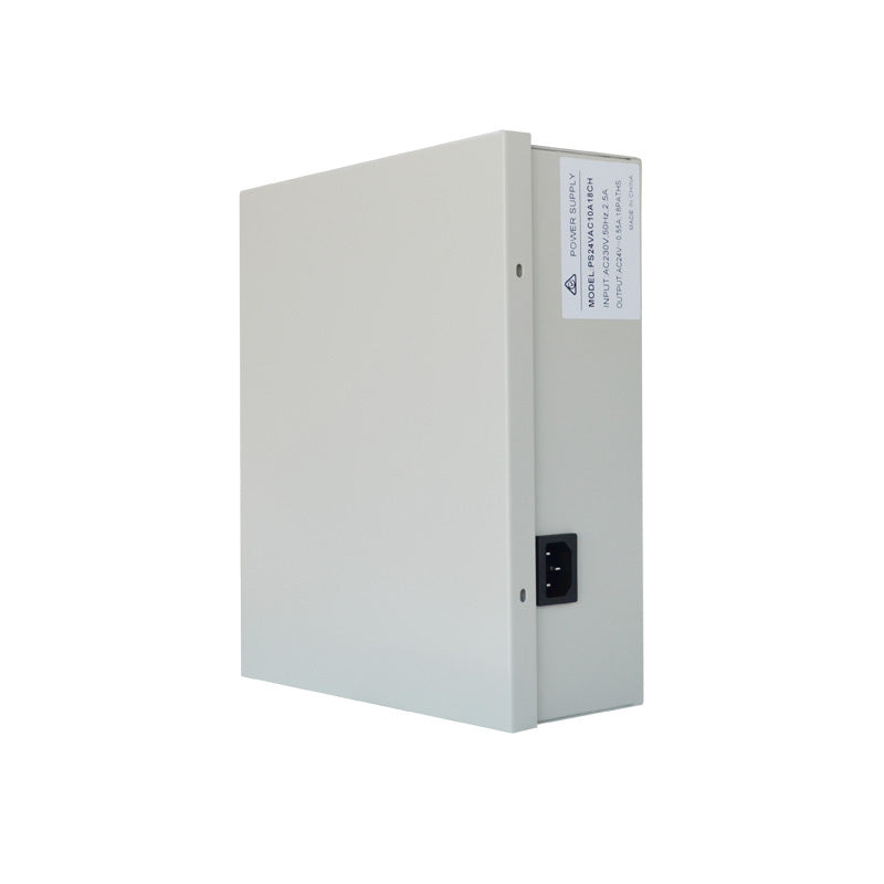 Securview 24VAC 10A Wall Mounted Power Supply, Battery Back-Up, 18 x Independent Outputs
