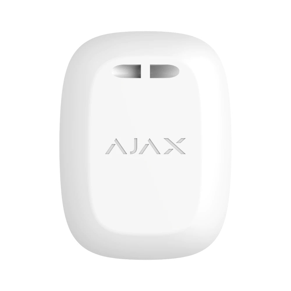 Ajax Button WHITE - Smart Wireless Programable Button For Panic / Automation Devices / Garage Door / Smart Scenarios