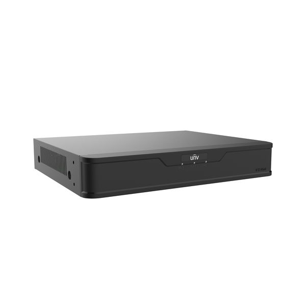 Uniview 8 Channel Easy IQ Series NVR, 80MB, 1× HDMI / 1× VGA, 1× HDD, 1× 100M NIC, 8× PoE Ports, 1RU, 4CH VCA & UMD Functionality **NO HDD INSTALLED**