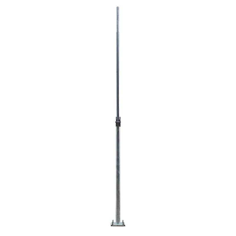 VIP Vision 4.5 Metre, Mid Hinged, Galvanised Pole For Solar CCTV Including 4 x M20 Foundation Bolts (600 x 25mm), Bolt Template Ring, 60mm Spigot Adapter To Suit SLR Series (Freight costs will be discussed at time of purchase)
