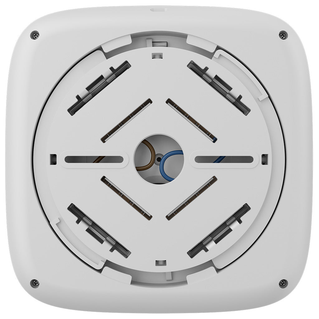 82199.174.WH3 Ajax Fireprotect 2 AC Rate Of Rise WHITE - Wireless 240V Power Supply Mains-Powered Carbon Monoxide & Rate Of Rise Heat Detector With Sealed Backup Battery And Sounder