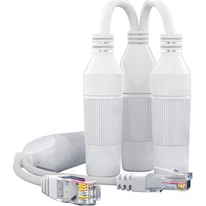 Zankap POE Passive Splitter With Water-Resistant Fittings, Camera & NVR End Included **REQUIRES POE SWITCH IF USED WITH UNIVIEW NVR**