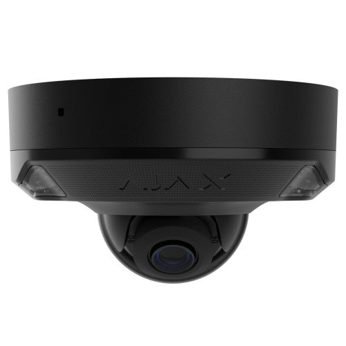 Ajax 8MP IP Baseline AI Series Hybrid Light Dome Camera, AI-Powered Object Recognition, 2.8mm, 120dB WDR, 15m IR, POE / 12VDC, IP65, MicroSD, Built-in Mic **BLACK**