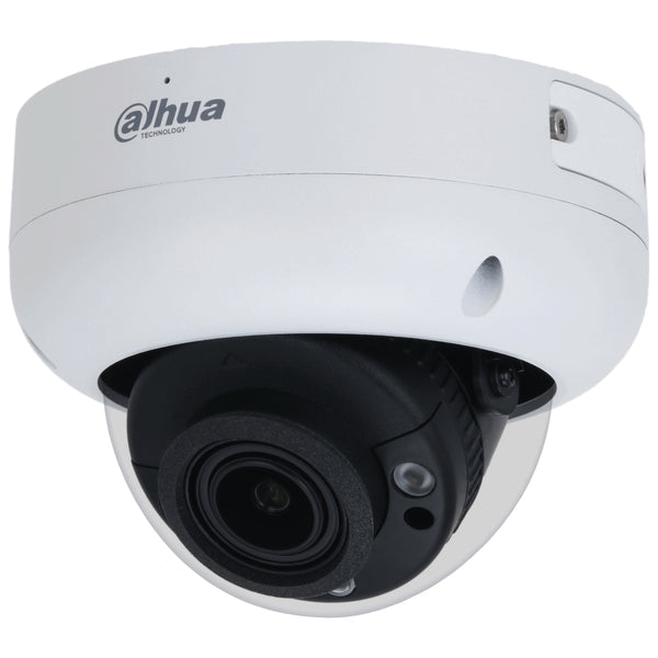 Dahua 4MP IP WizSense AI Series IR Motorised Vandal Dome Camera, SMD 4.0, Quick Pick, AI SSA, Perimeter, Starlight, 2.7-13.5 mm, 120dB WDR, 40m IR, POE / 12VDC, IP67, IK 10, MicroSD, Built-in Mic (Wall Mount: PFB203W, Junction Box: PFA136)