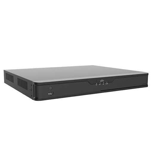 Uniview 16 Channel Hybrid XVR, 16 x BNC (Up to 8MP on AHD / TVI / CVI, Support CVBS Analog), 80MB, 1 x HDMI / 1 x VGA, 2 x HDD, 1 x Gigabit NIC, 2RU **NO HDD INSTALLED**