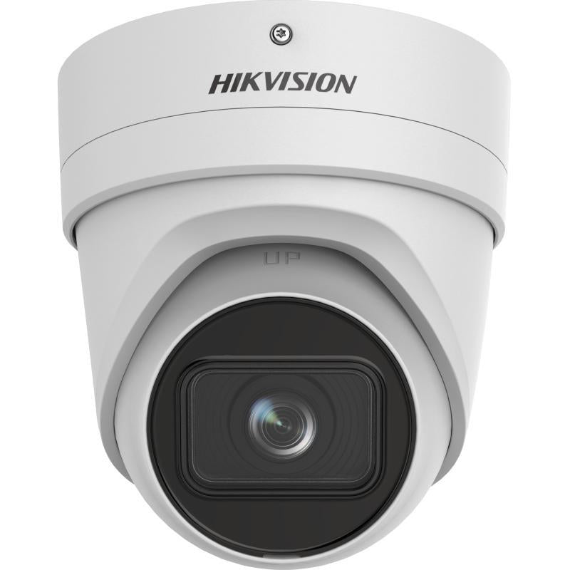 Hikvision 6MP IP Pro Series IR Motorised Vandal Turret Camera, DarkFighter, AcuSense, Perimeter, Face Capture, 2.8-12mm, 120dB WDR, 40m IR, POE / 12VDC, IP66, IK10, MicroSD (Junction Box: DS-1280ZJ-PT6)