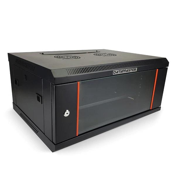 Datamaster 4RU 450mm Deep Swing Frame Cabinet With 1 x Fixed Shelf and 15 x Cage Nuts