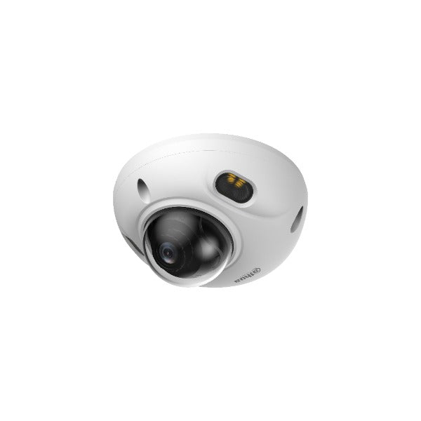 Dahua 6MP IP WizSense AI Series IR Vandal Wedge Camera, SMD 4.0, Quick Pick, AI SSA, Perimeter, Starlight, 2.1mm, MicroSD, 120dB WDR, 30m IR, POE / 12VDC, IP67, IK 10, MicroSD, Built-in Mic (Wall Mount: PFB205W-E, Junction Box: PFA136)