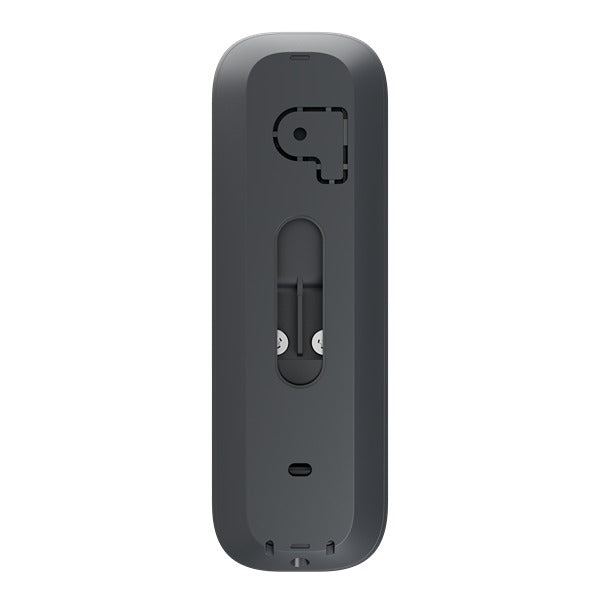 Ajax 4MP **GRAPHITE** WiFi Video Doorbell With AI Object Recognition, 6m IR, 155° View Angle, 12-24VDC Or 16-24VAC, 2.4GHz WiFi Connectivity, IP54, 145H × 47W × 34D mm