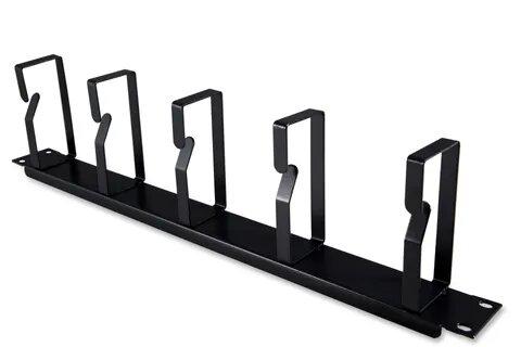 Certech 19" 1RU Metal Cable Management Bar, 105mm Deep