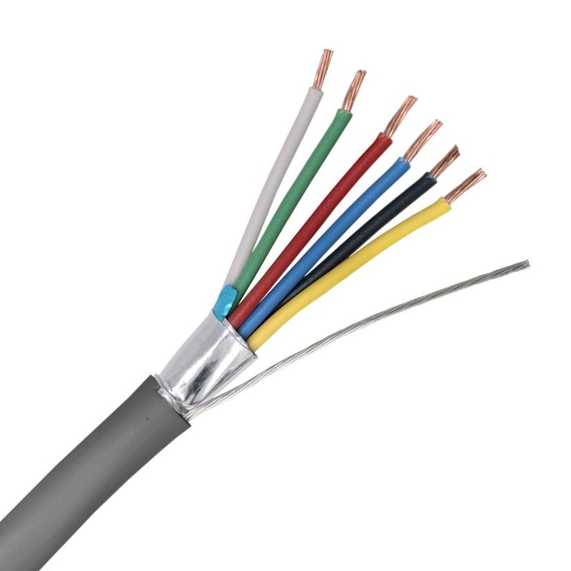 Zankap 250M 7/020 6 Core Screened Cable Roll (Wiegand Readers)