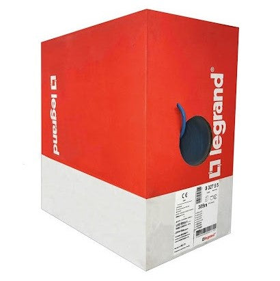 Legrand 305M CAT6 Blue UTP Solid Cable Box, Low Smoke Zero Halogen