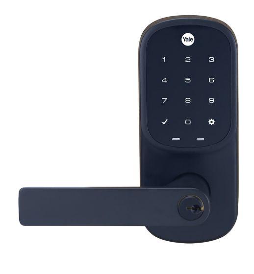 Yale Assure Ajax Ready Lever Lock, Matt **BLACK** With Touch Keypad, Yale Home Module (Requires AYR-BDG-CB2-ANZ)