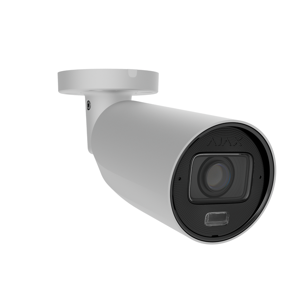 Ajax Baseline 5MP BulletCam Hybrid Light Varifocal, 2.8-12mm Varifocal Lens, Dual Light IR & White LED 15m, AI Human & Vehicle Detection, Built-in Mic, MicroSD, PoE, IP67 (White)